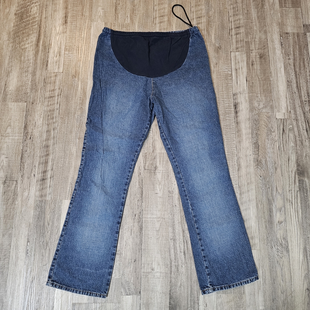Motherhood Maternity Vintage Dark Blue Flare Jeans